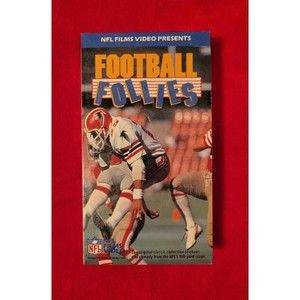 NFL Films Video Presents: Football Follies (VHS, 1988) NFL0044 New w/ Watermark